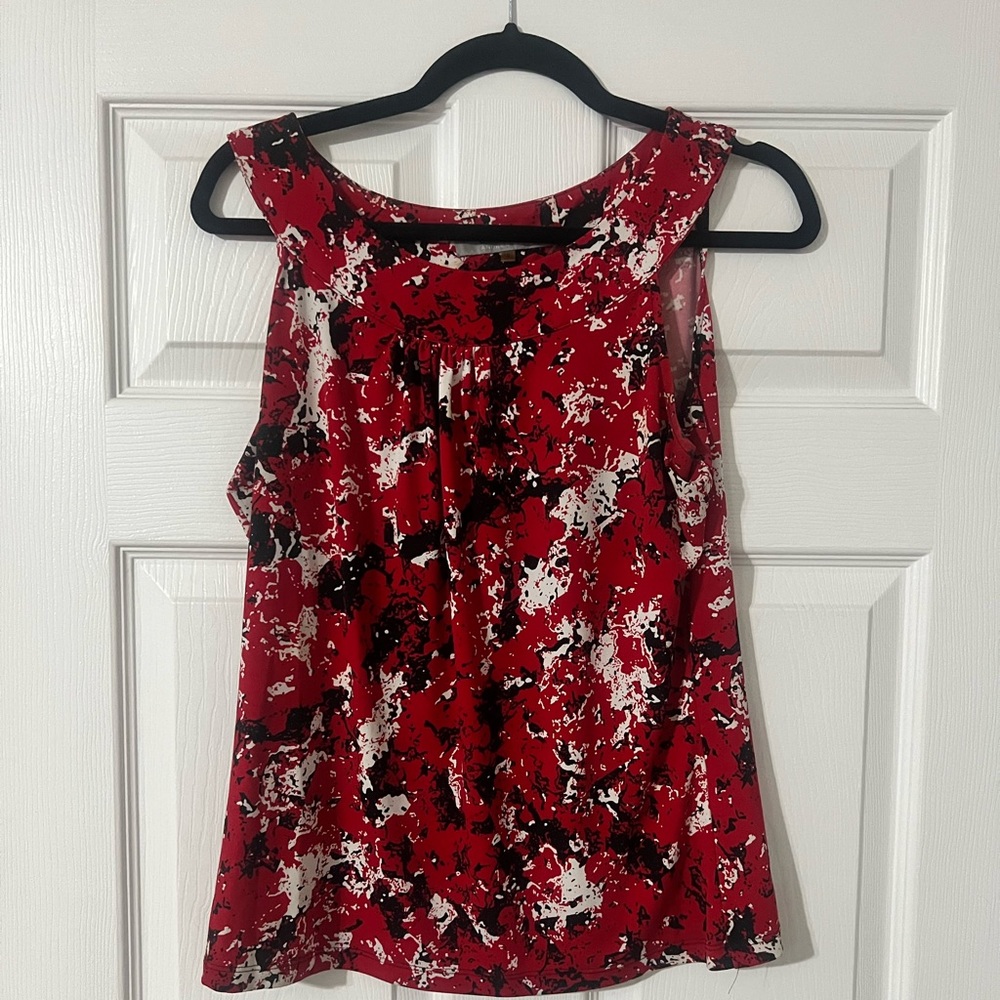 Marc New York Red, Black, White Top